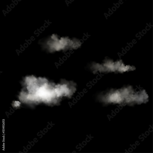clouds in the dark