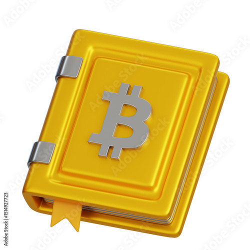 Bitcoin Icon 3D