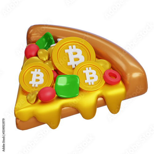 Bitcoin Icon 3D