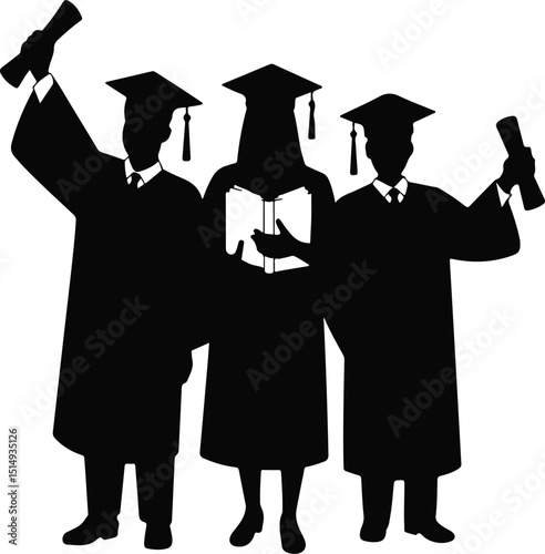 Graduation Ceremony Silhouette