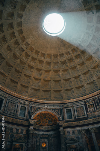 interior of the pantheon rome