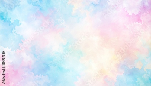 Water-stained pastel paper with faded edges