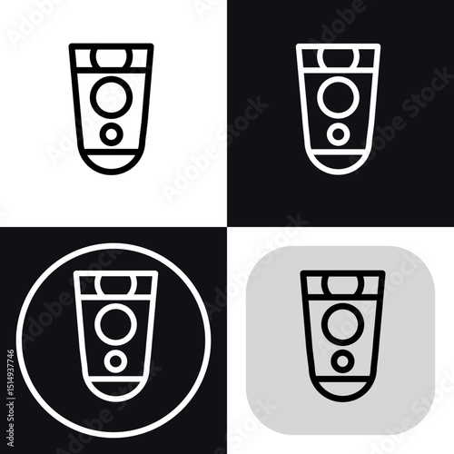 Bathroom shaver - clean and modern bathroom icon.