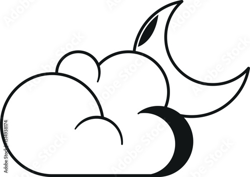 Cloudy weather forecasting at night