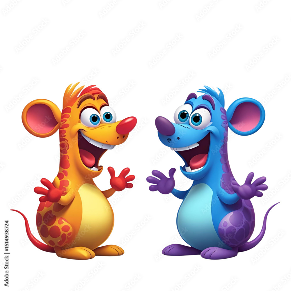 Fototapeta premium mouse and cheese