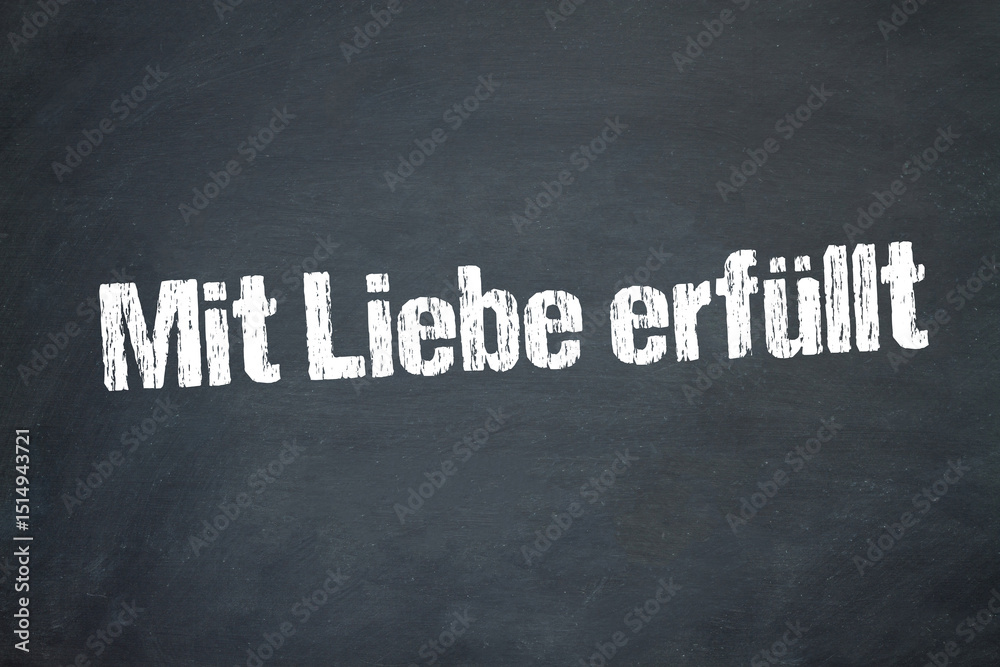 Obraz premium Mit Liebe erfüllt 