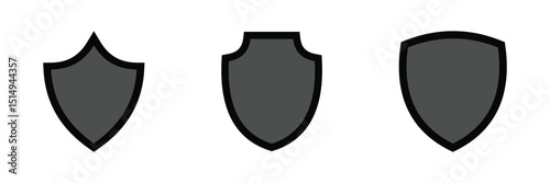 Shield icon. cyber security shield icon