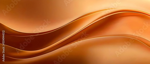 Abstract Smooth Orange Brown Background Design