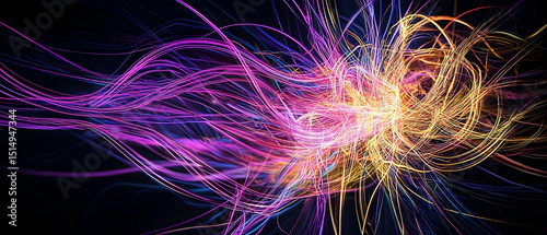 Abstract Colorful Explosion Design