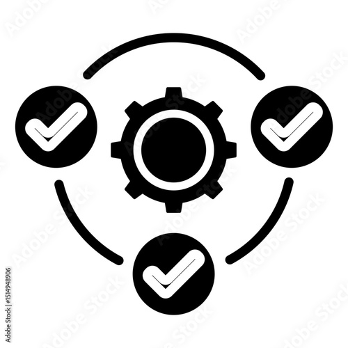 Agile icon with glyph style