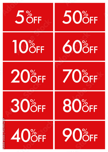セールPOP 5%OFFから90%OFFまで 08
