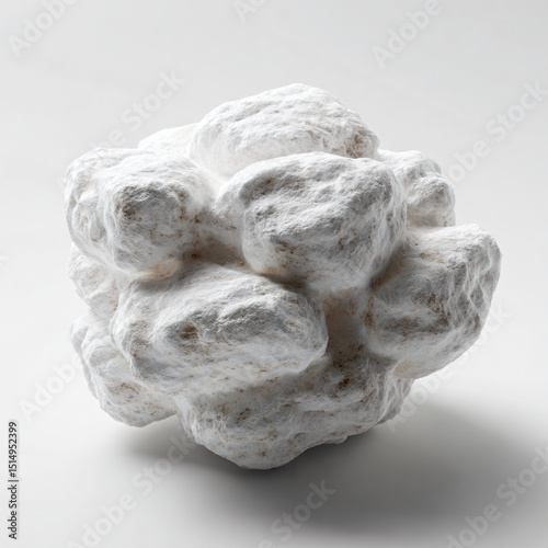 a white object with a bunch of white balls