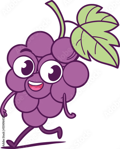 vector illustration of a grape
