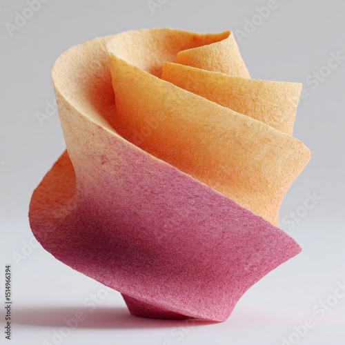 a close up of a flower made of paper