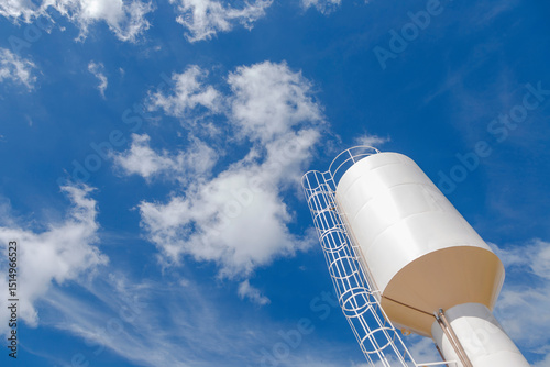 Water tank for supplying the population of the city of Guarani, state of Minas Gerais, Brazil.