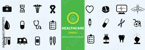 Hospital Line Editable Icons set. Vector illustration in modern thin line style of medicine related icons doctor, ambulance, treatment, and more. Pictograms and infographics