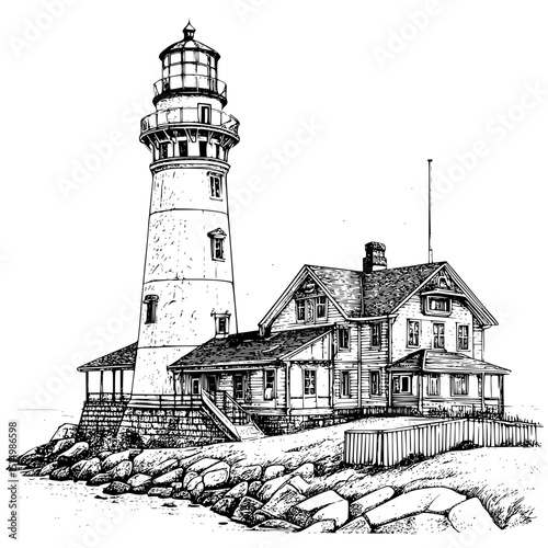 lighthouse on the coast