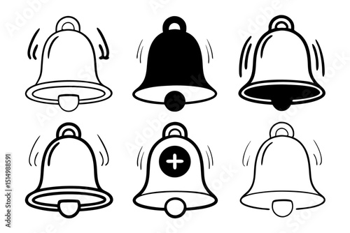 set of vector bells