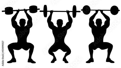 Set of weightlifting