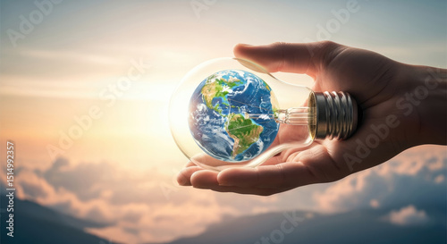 Global ideas light up our future sustainable solutions innovation eco friendly energy
