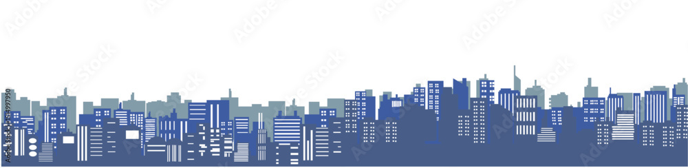 Obraz premium cityscape urban panorama horizontal vector