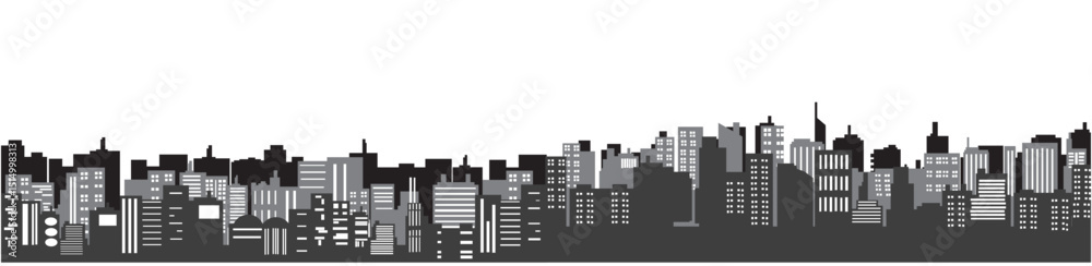 Fototapeta premium cityscape silhouette vector