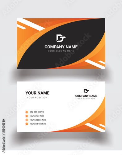 modern corporate business card design template