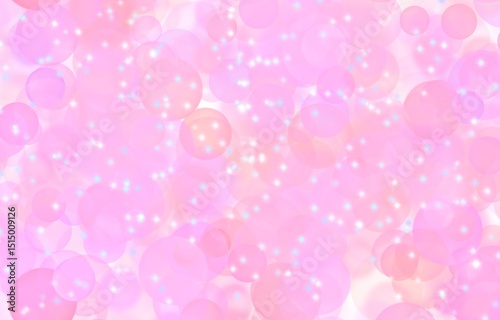 Pink background with bokeh effect.Colorful bokeh background.Blur abstract wallpaper for Valentine's Day, birthday.