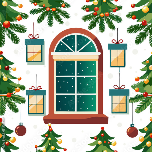 christmas seamless background