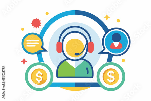  This clean and modern cartoon style is great for corporate design, social media posts, digital marketing content, and branding projects that emphasize reliability, quality, and collaboration.
