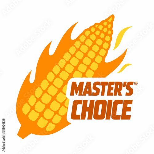 vector illustration of a corn