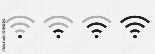 Wifi icon. Free wifi sign isolated icon. wi-fi network linear icon. signal sign and symbol. Public wifi area solid sign. Wifi icon wireless internet signal element flat symbol.