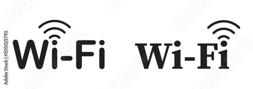 Wi-Fi signal symbols and an internet connect ionic. Wi-fi Wireless Network icon.