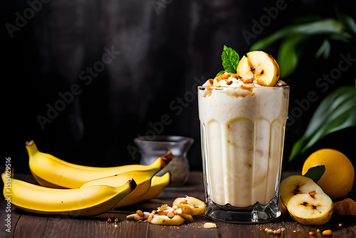 banana smoothie with banana