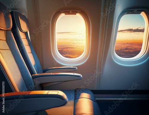 blank airplane seatback screen travel journey flight photo