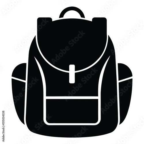 vector illustration of a bag