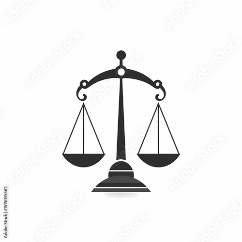 Scales of Justice Symbol of Balance, Equality, and Fair Judgment in Law and Legal Systems