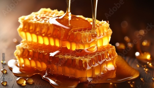 sweet honey close up photography