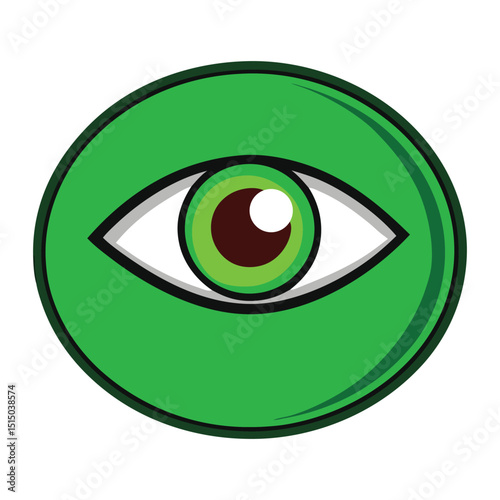 Evil-green-eye glows with dark mischief, piercing souls with a wicked, hypnotic stare that chills hearts and whispers secrets of shadowed malevolence.
