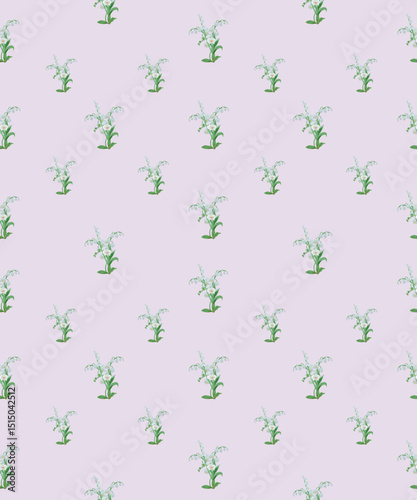 Seamless floral bouquet pattern. Perfect for fabric, wallpaper, wrapping paper, and textile design.