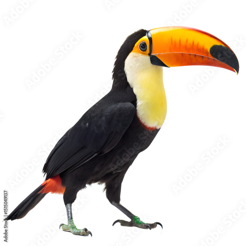 toucan isolated on white background