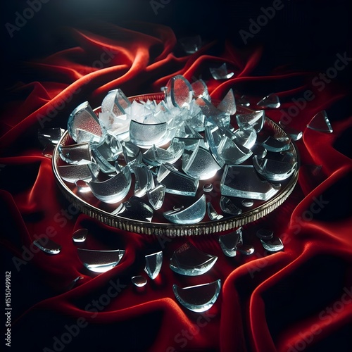 3d rendered illustration of an abstract background