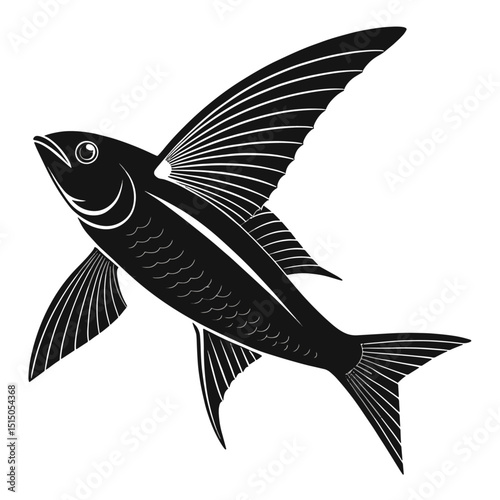 fins fish glyph icon