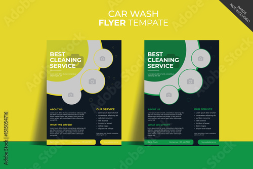 People cleaning car with sponge at car wash Creative car wash car detailing and rental flyer, car service, and price list flyer Car Wash Flyer Poster Layout bundle editable template Car Wash poster