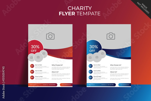 People cleaning car with sponge at car wash Creative car wash car detailing and rental flyer, car service, and price list flyer Car Wash Flyer Poster Layout bundle editable template Car Wash poster