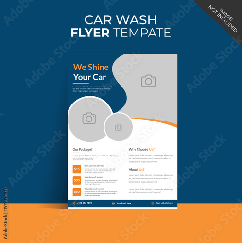 People cleaning car with sponge at car wash Creative car wash car detailing and rental flyer, car service, and price list flyer Car Wash Flyer Poster Layout bundle editable template Car Wash poster