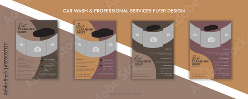 People cleaning car with sponge at car wash Creative car wash car detailing and rental flyer, car service, and price list flyer Car Wash Flyer Poster Layout bundle editable template Car Wash poster