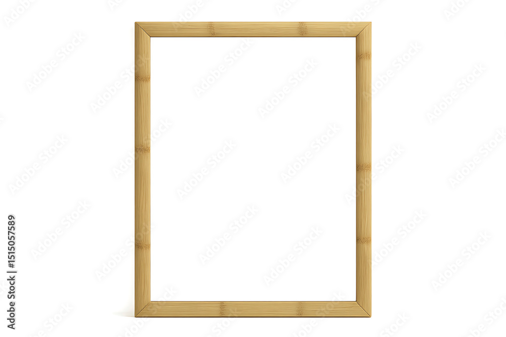 Obraz premium Natural Bamboo Frame Elegant, Simple Picture Frame for Home Decor
