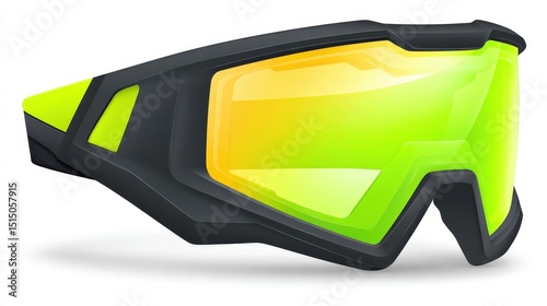 Bright Adjustable Sports Goggles for Active Outdoor Activities and Adventure Sports Use