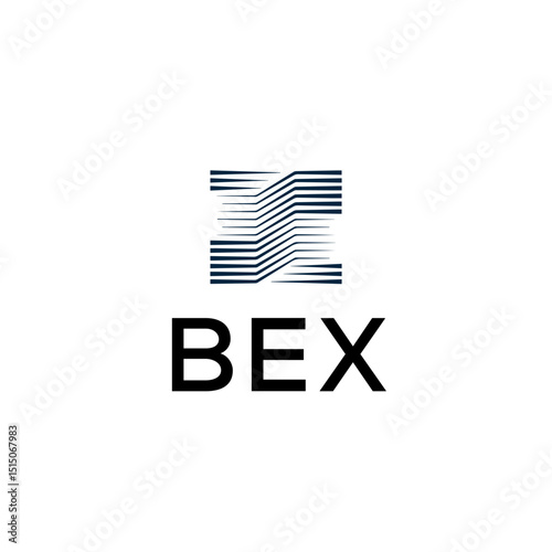 BEX creative minimalist letter logo.